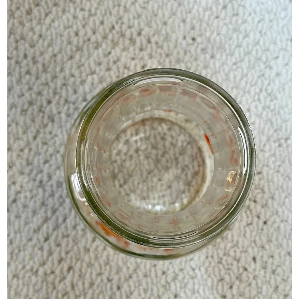 Oranges by Anchor Hocking Glass OJ Juice Container Carafe No Lid 40 oz 1960s/70s
